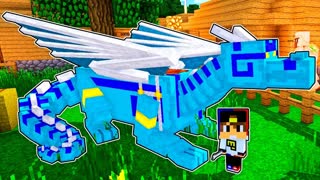 КАК ЛЕТАТЬ НА ДРАКОНЕ? Опасные приключения Майнкрафт выживание деревня моды видео