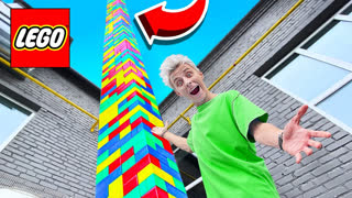 a4 - ПОСТРОИЛ САМУЮ ВЫСОКУЮ ЛЕГО БАШНЮ !